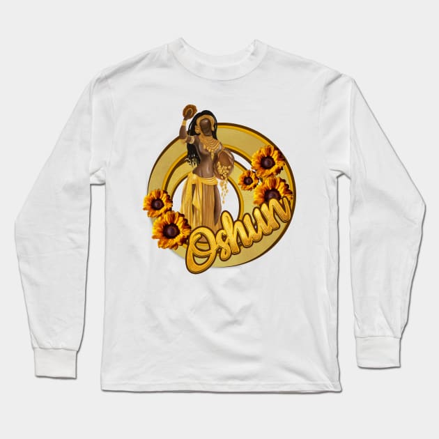 Oshun Long Sleeve T-Shirt by pavelrmata